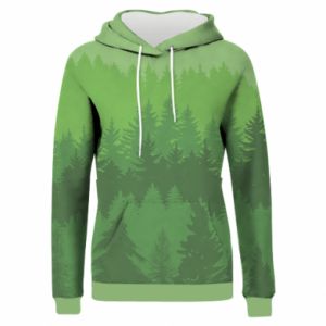 Bluzy z kapturem fullprint