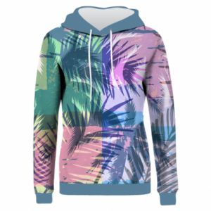 Bluzy z kapturem fullprint