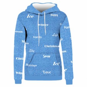 Bluzy z kapturem fullprint