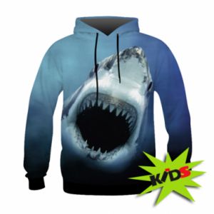 Bluzy dziecięce z kapturem fullprint