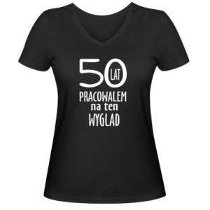 Koszulki V-neck damskie