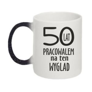 Kubki zmieniające kolor brokatowe
