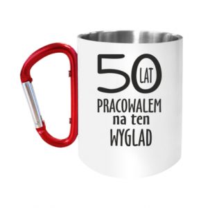 Kubki metalowe z uszkiem karabińczykiem