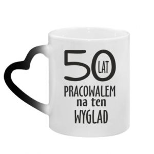 Kubki magiczne z uchwytem w kształcie serca