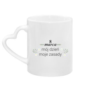 Kubki z uchwytem w kształcie serca