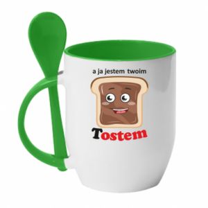 Kubki z ceramicznymi łyżkami