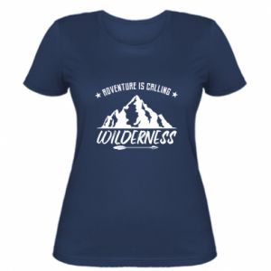 Koszulka damska Adventures call wilderness