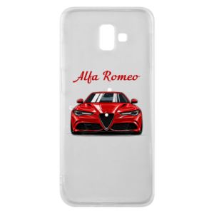 Etui na Samsung J6 Plus 2018 Alfa Romeo czerwony