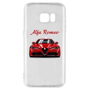 Etui na Samsung S7 Alfa Romeo czerwony