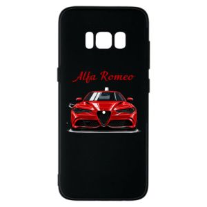 Etui na Samsung S8 Alfa Romeo czerwony