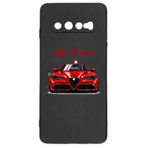 Etui na Samsung S10 Alfa Romeo czerwony