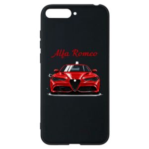 Etui na Huawei Y6 2018 Alfa Romeo czerwony