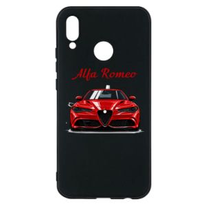 Etui na Huawei P20 Lite Alfa Romeo czerwony
