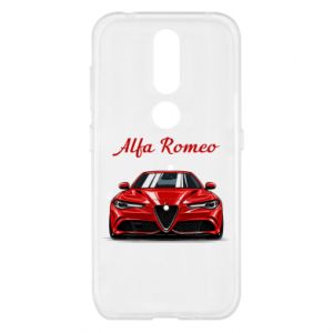 Etui na Nokia 4.2 Alfa Romeo czerwony