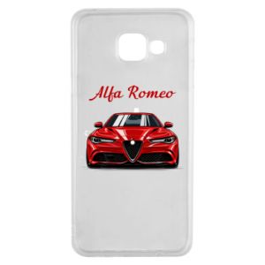 Etui na Samsung A3 2016 Alfa Romeo czerwony