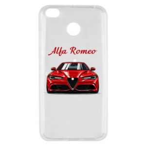 Etui na Xiaomi Redmi 4X Alfa Romeo czerwony - PrintSalon Etui na Xiaomi Redmi 4X Alfa Romeo czerwony