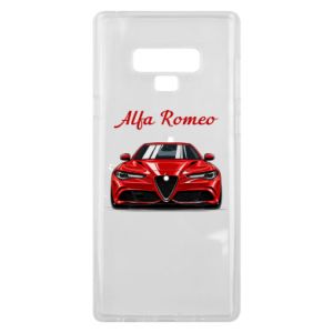 Etui na Samsung Note 9 Alfa Romeo czerwony