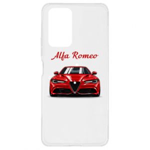Etui na Xiaomi Redmi Note 10 Pro Alfa Romeo czerwony - PrintSalon Etui na Xiaomi Redmi Note 10 Pro Alfa Romeo czerwony