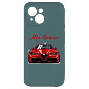 Etui na iPhone 15 Plus Alfa Romeo czerwony - PrintSalon Etui na iPhone 15 Plus Alfa Romeo czerwony