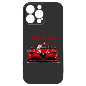 Etui na iPhone 16 Pro Max Alfa Romeo czerwony