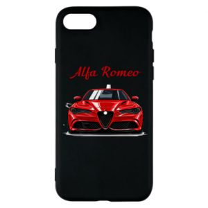 Etui na iPhone 7 Alfa Romeo czerwony