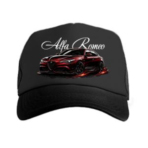 Czapka trucker Alfa romeo Giulia