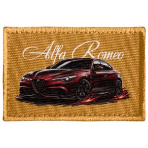Naszywka prostokątna Alfa romeo Giulia