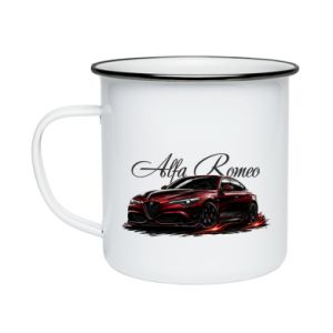Kubek emaliowany Alfa romeo Giulia