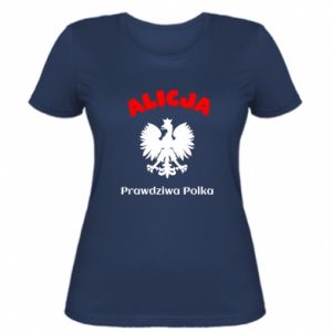 Koszulka damska Alicja jest prawdziwą Polką