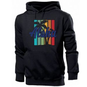 Bluza z kapturem męska Aloha tęcza