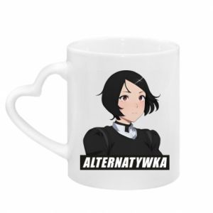Kubki z uchwytem w kształcie serca