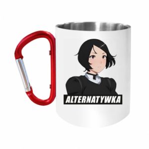 Kubki metalowe z uszkiem karabińczykiem