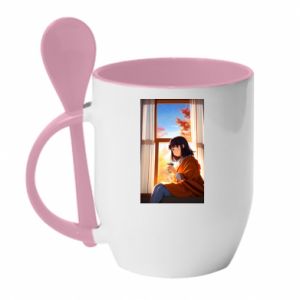Kubki z ceramicznymi łyżkami