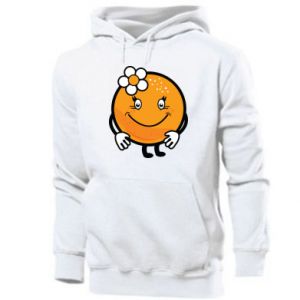 Bluza z kapturem męska Pomarańcza, dla dziewczynki