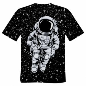 Męska koszulka Fullprint Astronauta w kosmosie