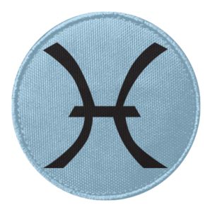 Naszywka okrągła Astronomical zodiac sign Pisces