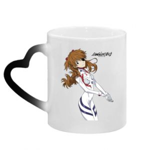 Kubki magiczne z uchwytem w kształcie serca