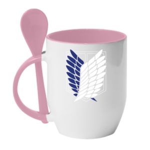 Kubki z ceramicznymi łyżkami