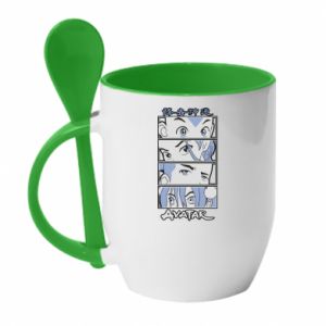 Kubki z ceramicznymi łyżkami