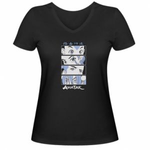 Koszulki V-neck damskie