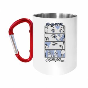 Kubki metalowe z uszkiem karabińczykiem