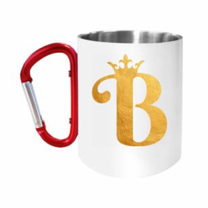 Kubki metalowe z uszkiem karabińczykiem