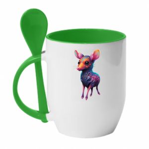 Kubki z ceramicznymi łyżkami