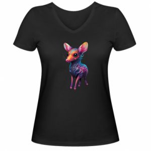 Koszulki V-neck damskie