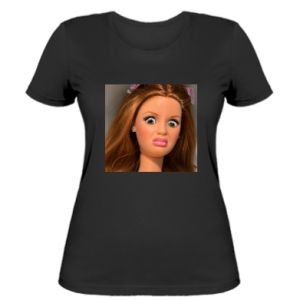Koszulka damska Barbie z niezadowoloną miną
