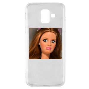 Etui na Samsung A6 2018 Barbie z niezadowoloną miną