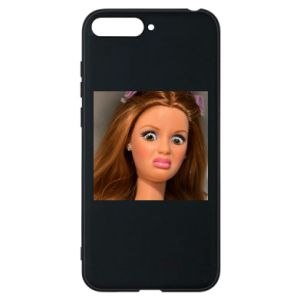 Etui na Huawei Y6 2018 Barbie z niezadowoloną miną