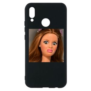 Etui na Huawei P20 Lite Barbie z niezadowoloną miną