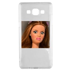 Etui na Samsung A5 2015 Barbie z niezadowoloną miną - PrintSalon Etui na Samsung A5 2015 Barbie z niezadowoloną miną
