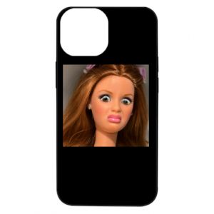 Etui na iPhone 13 Mini Barbie z niezadowoloną miną - PrintSalon Etui na iPhone 13 Mini Barbie z niezadowoloną miną